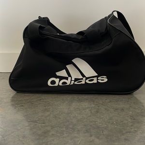 Adidas Black Gym Travel Duffel Bag